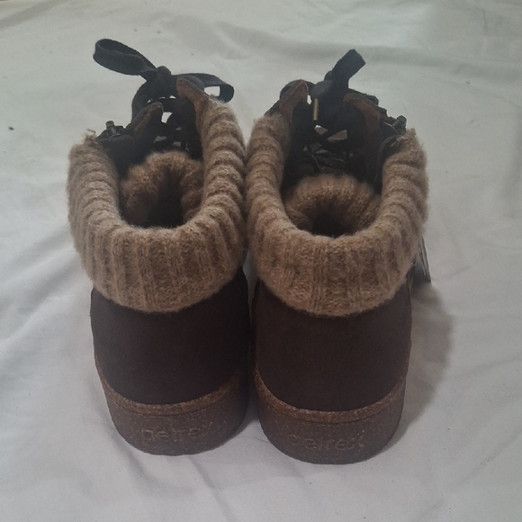 Aetrex Women's Dark Brown High-Top Sneakers Size 9 - Picture 5 of 10